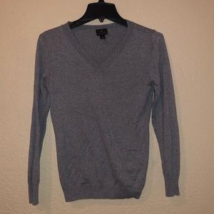 Gray long sleeve blouse